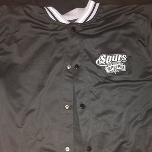 Throwback spurs warmup shirt